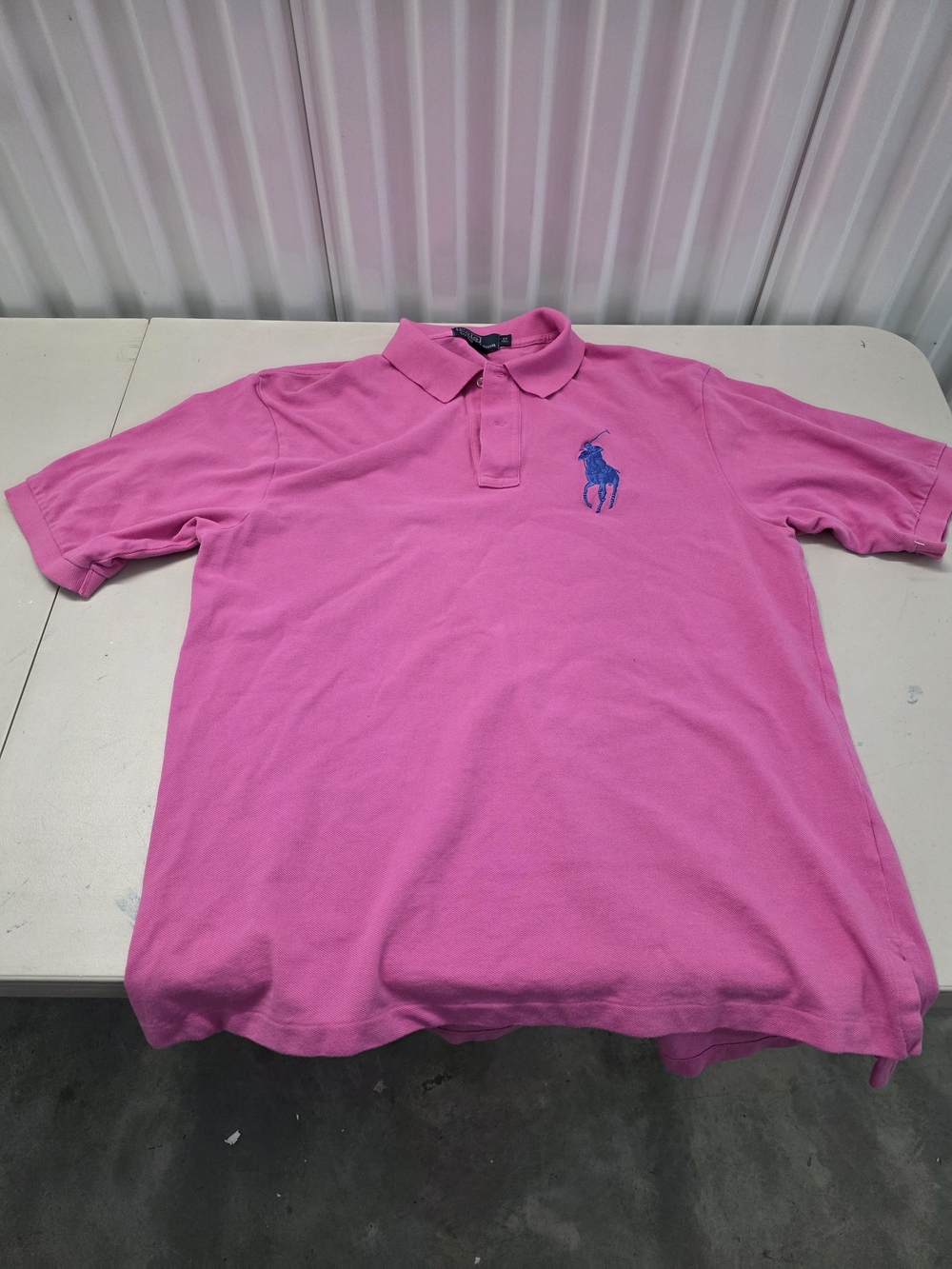 Polo Ralph Lauren Big Pony Pink Polo Shirt Men's Size Large Tall